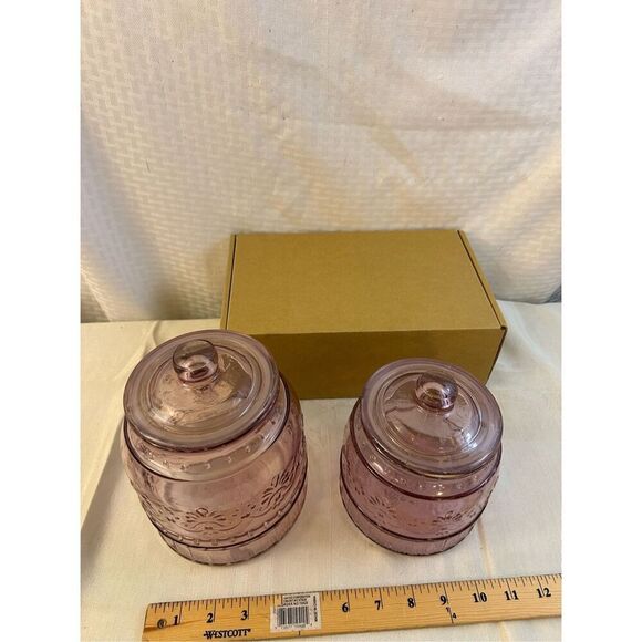 2 Pioneer Woman Rose Canisters Cottage Core Country Kitchen set - Picture 3 of 9